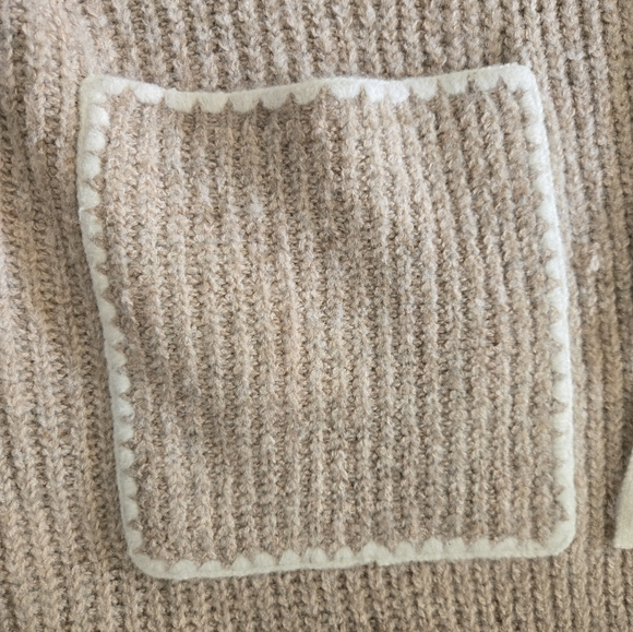Anthropologie Beige and Cream Cardigan: NWT - Picture 5 of 7